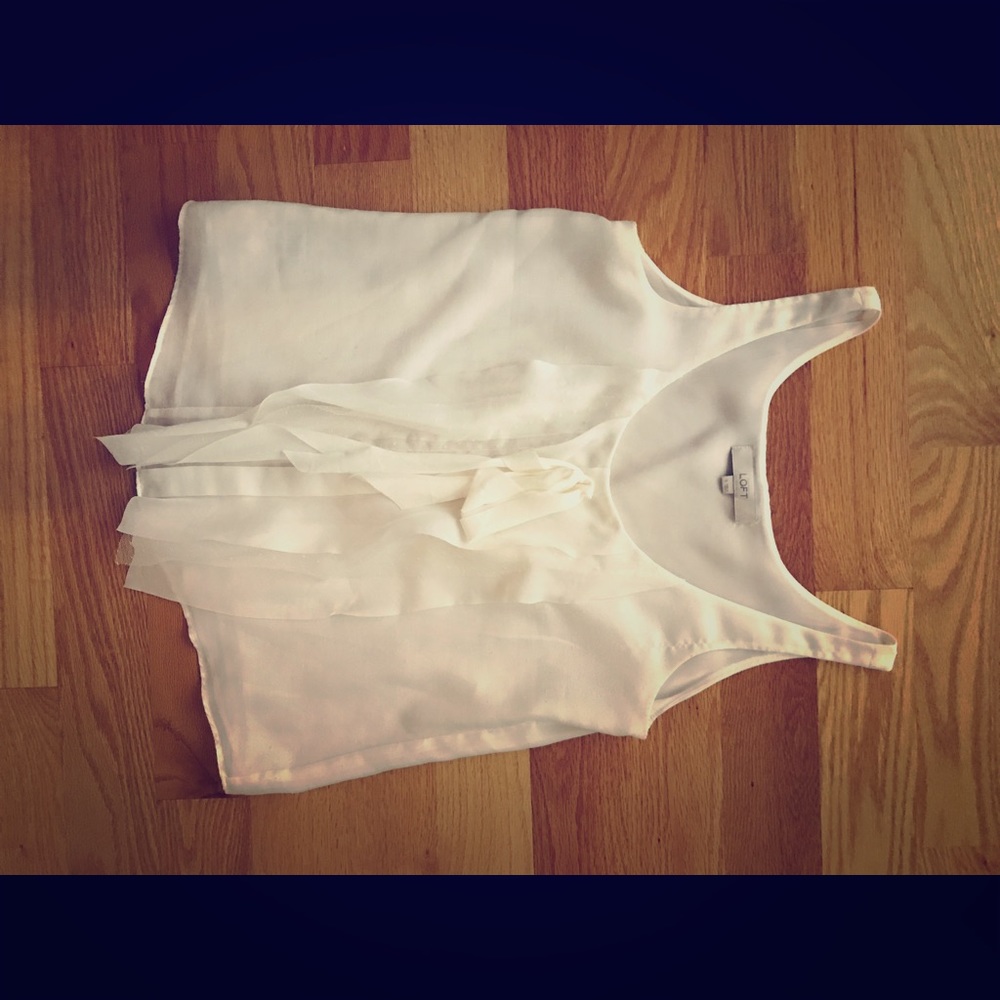 Gorgeous Cream Sleeveless Blouse